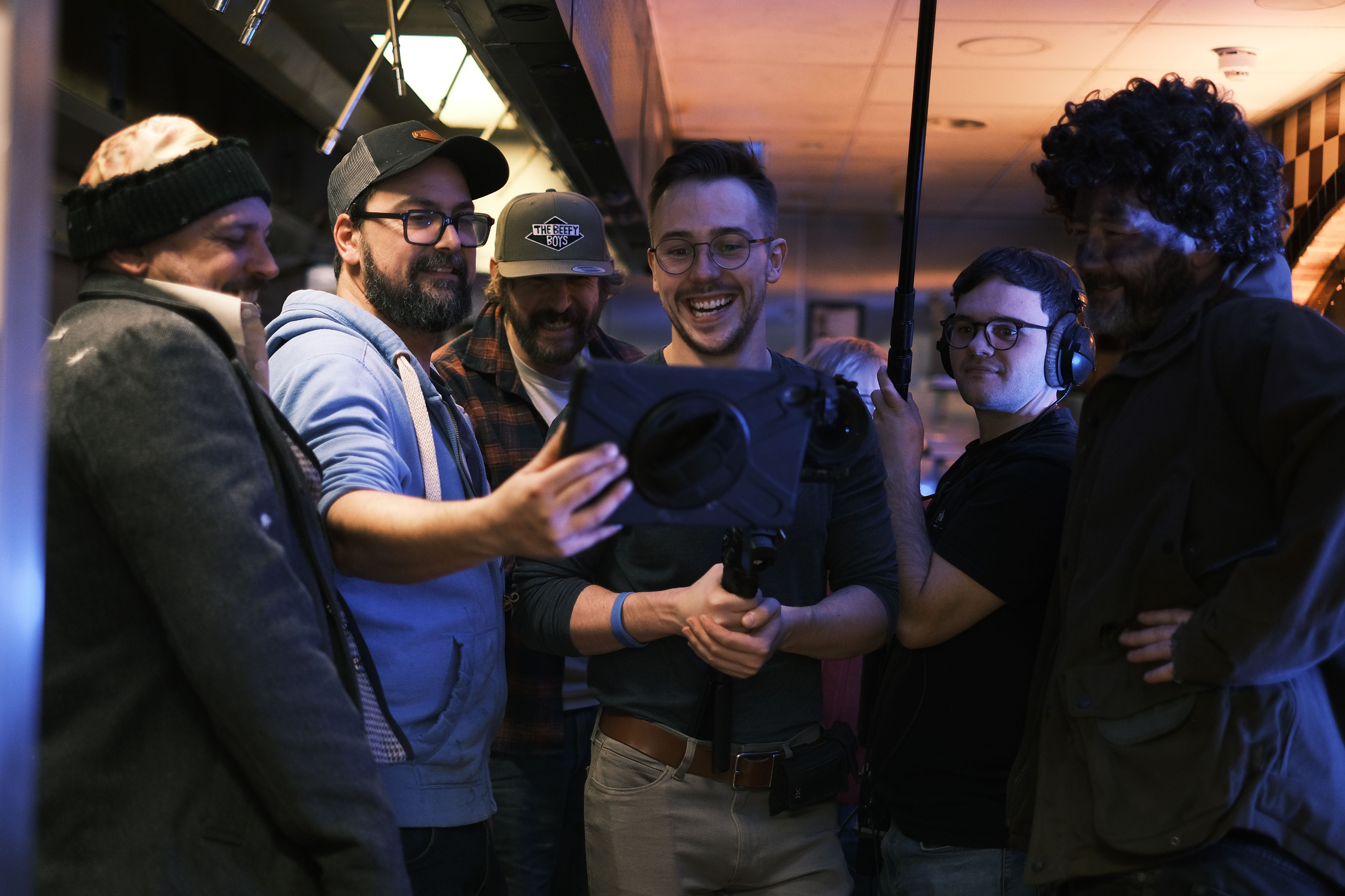 Behind the scenes of The Beefy Boys Christmas Advert