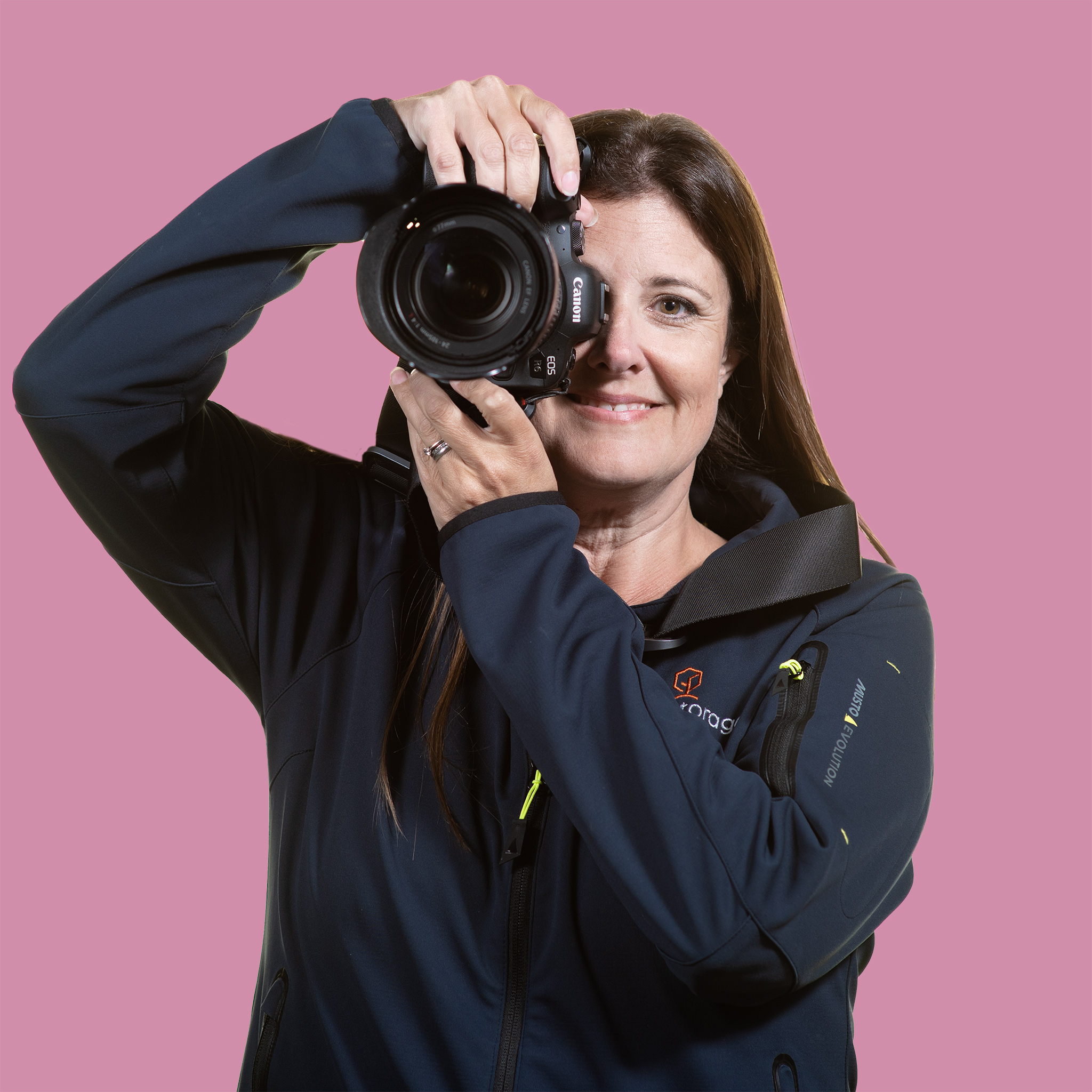 Woman with a camera