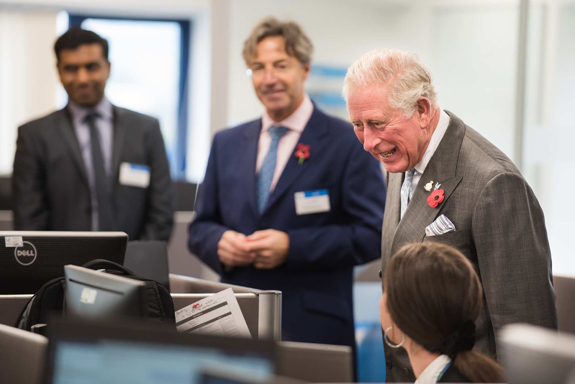 Prince Charles and ETL team 