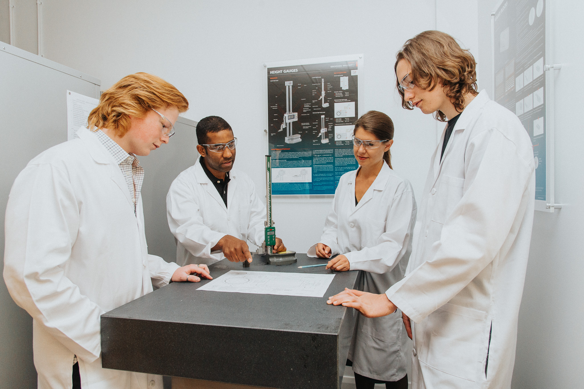 Promotional Photography - Students talking with teacher